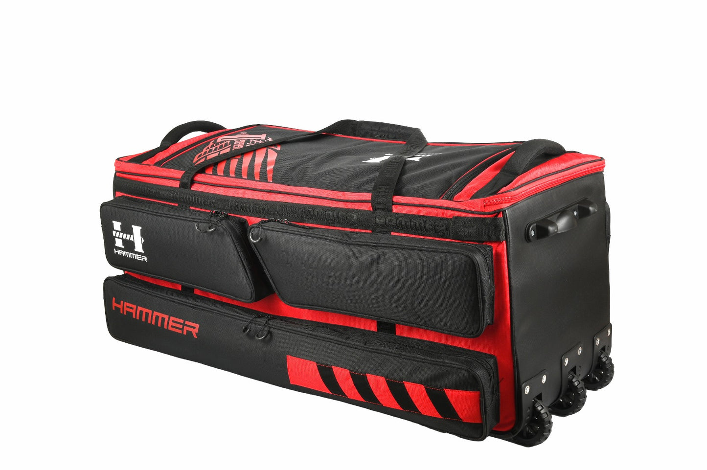 Hammer Black Edition Trolley Wheelie Cricket kit Bag