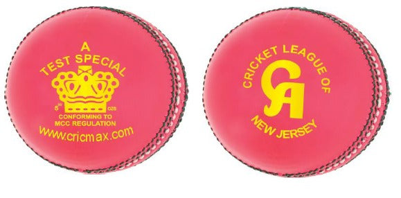 CA Test Special Cricket Ball - Pink - Senior Size (Pack of 1)