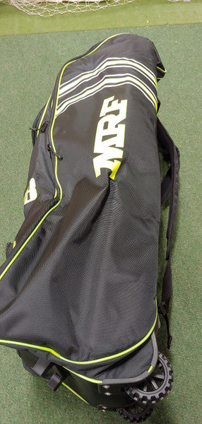 MRF VK 18 Duffle Wheelie Cricket Kit Bag - Senior (Blk/Green) 2019
