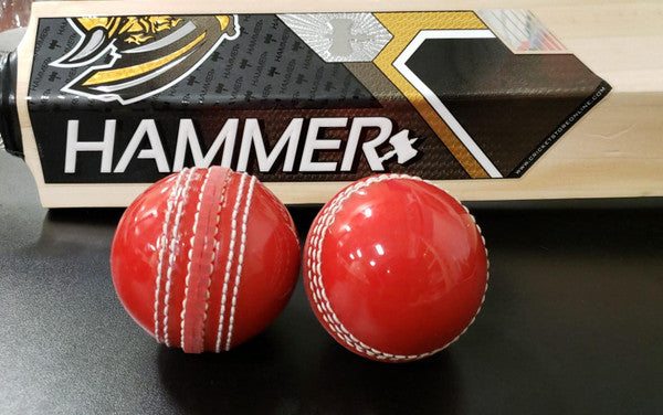 Hammer PU Soft Junior Cricket Ball - Red Junior Size (Pack of 1)