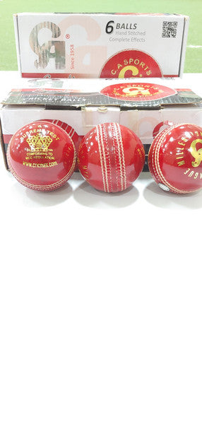 CA Supreme Test Cricket Ball Red - Senior Size (Pack of 1)