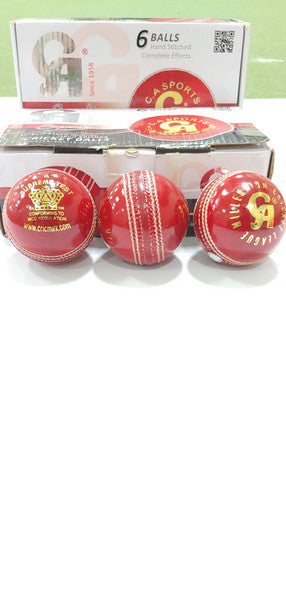 CA Supreme Test Cricket Ball Red - Senior Size (Pack of 1)