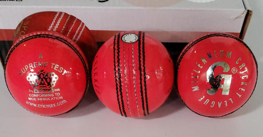 CA Supreme Test Cricket Ball - Pink