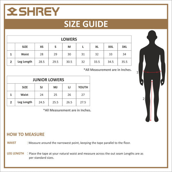 Shrey Cricket Match Trouser (Off White)