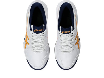 Asics Gel-Peake 2 (White & Stadium Orange) Cricket Shoes