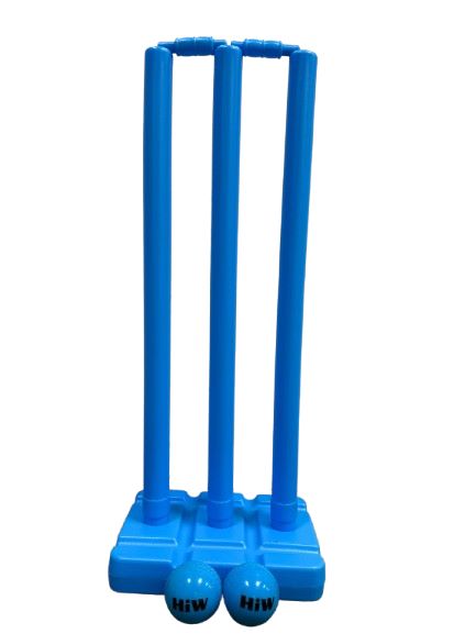 Plastic Cricket Stumps (Blue)