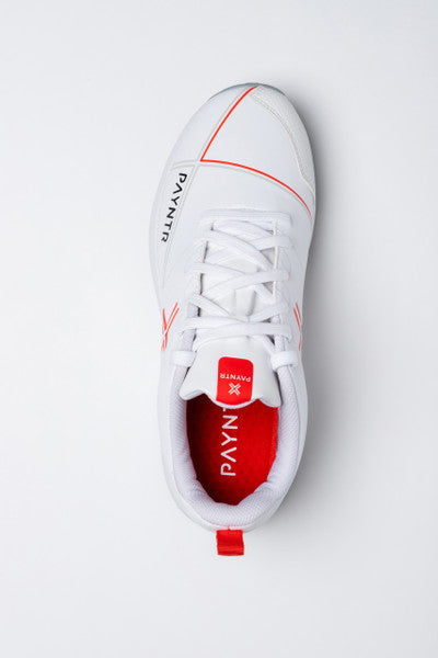 Payntr X Batting Pimple (White) Cricket Shoes