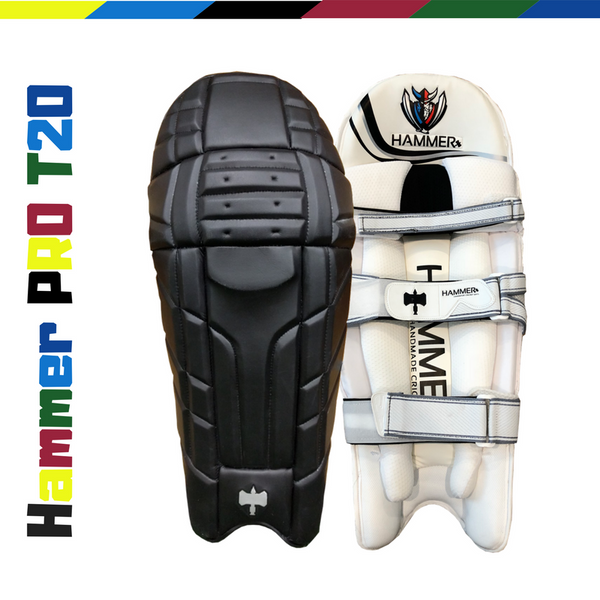 Hammer Pro T20 Cricket Batting Pads 2018 Black