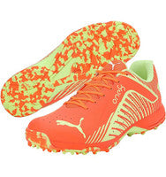 Puma 22 FH VK Rubber Cricket Shoes (Ultra Orange -Fast Yellow) 2023