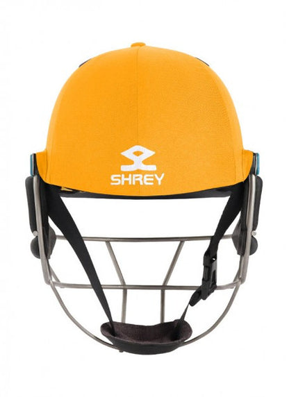 Shrey Master Class AIR 2.0 Cricket Helmet - Titanium - Yellow