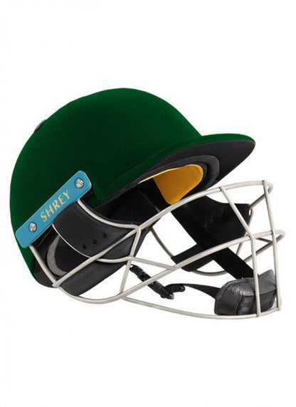 Shrey Master Class AIR 2.0 Cricket Helmet - STEEL - Green