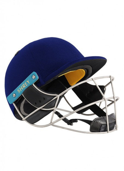 Shrey Master Class AIR 2.0 Cricket Helmet - STEEL  -Royal Blue