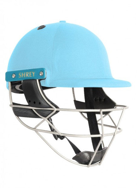 Shrey Master Class AIR 2.0 Cricket Helmet - STEEL  -Sky Blue