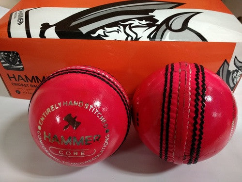 Hammer Pro Pink Cricket Ball - Junior Size 4 3/4 OZ