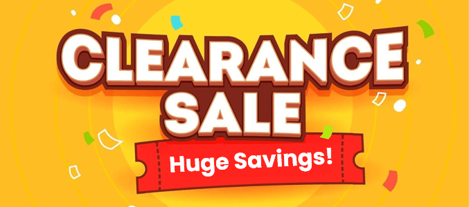 Clearance sale